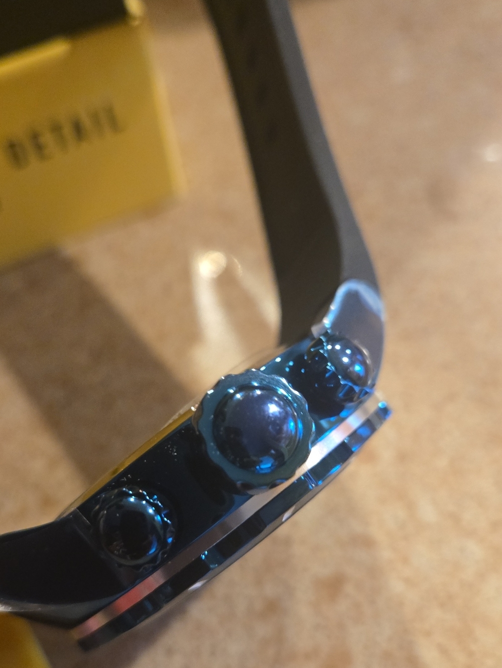 Invicta Blue Chronograph Watch with Orange Highlights - Picture 5 of 5